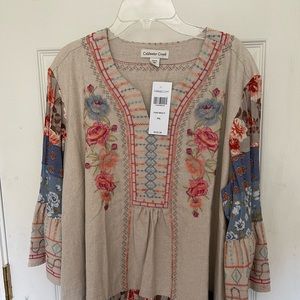 Coldwater Creek, Days Gone By Flax Tunic, PXL